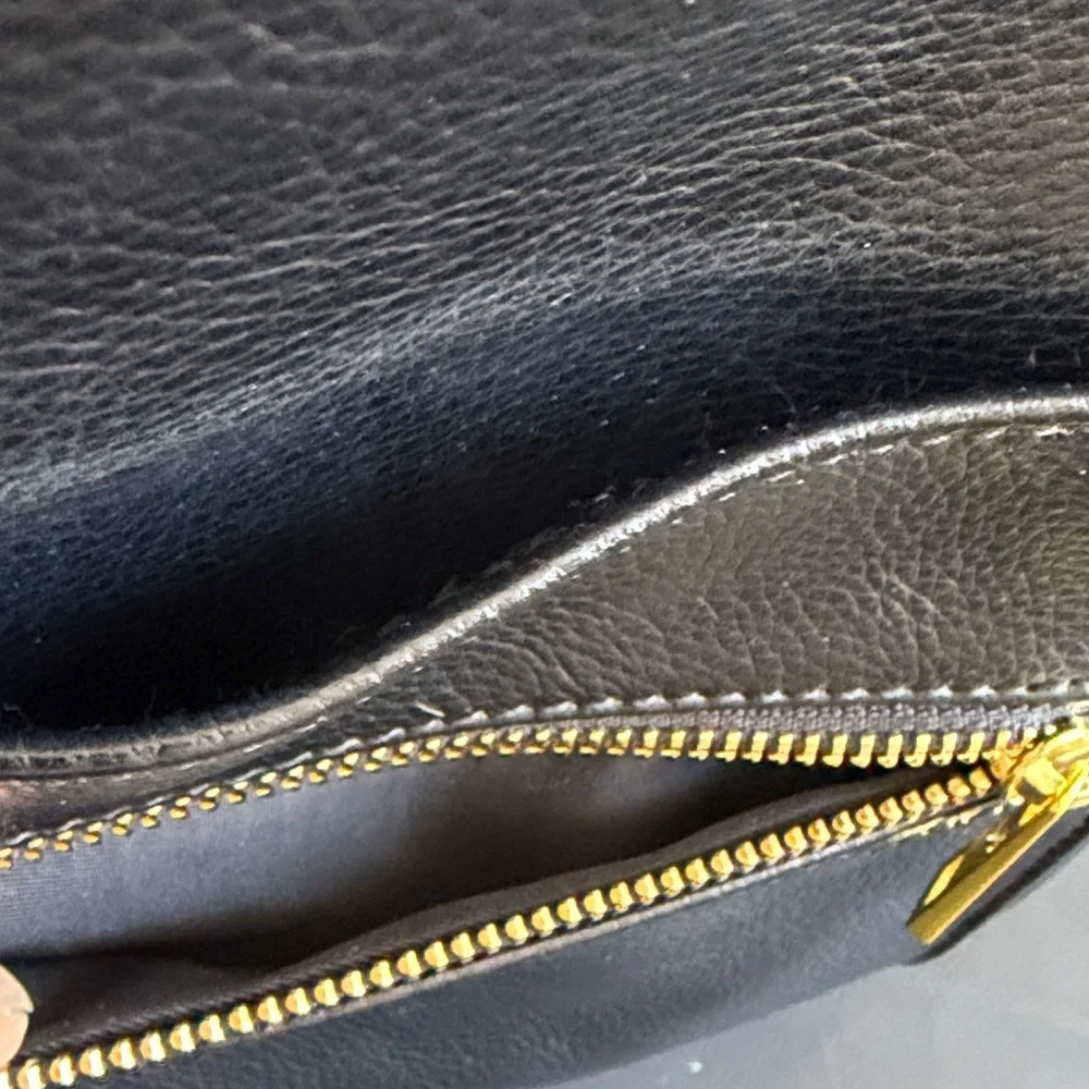 Fawn Design The Original Black Faux Leather Diaper Bag Backpack